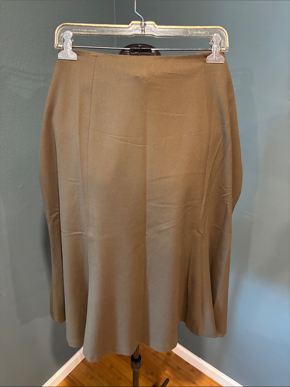 Lauren Ralph Lauren Brown A-Line Wool Skirt